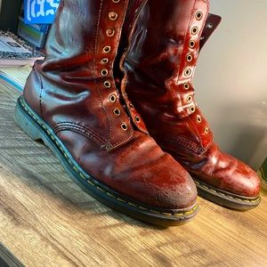 Doc Marten’s Astronaut boots, size 11, cherry red